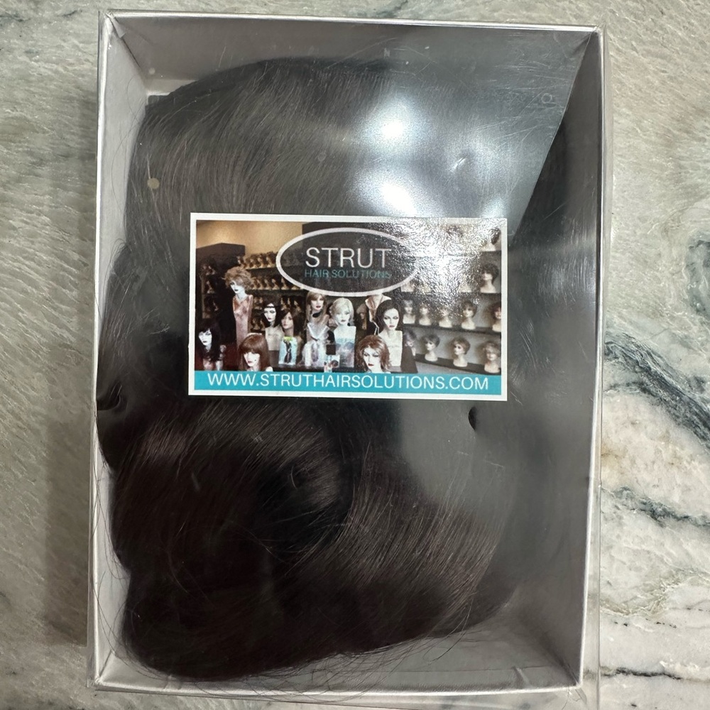Natural clip in hair extension 18”
